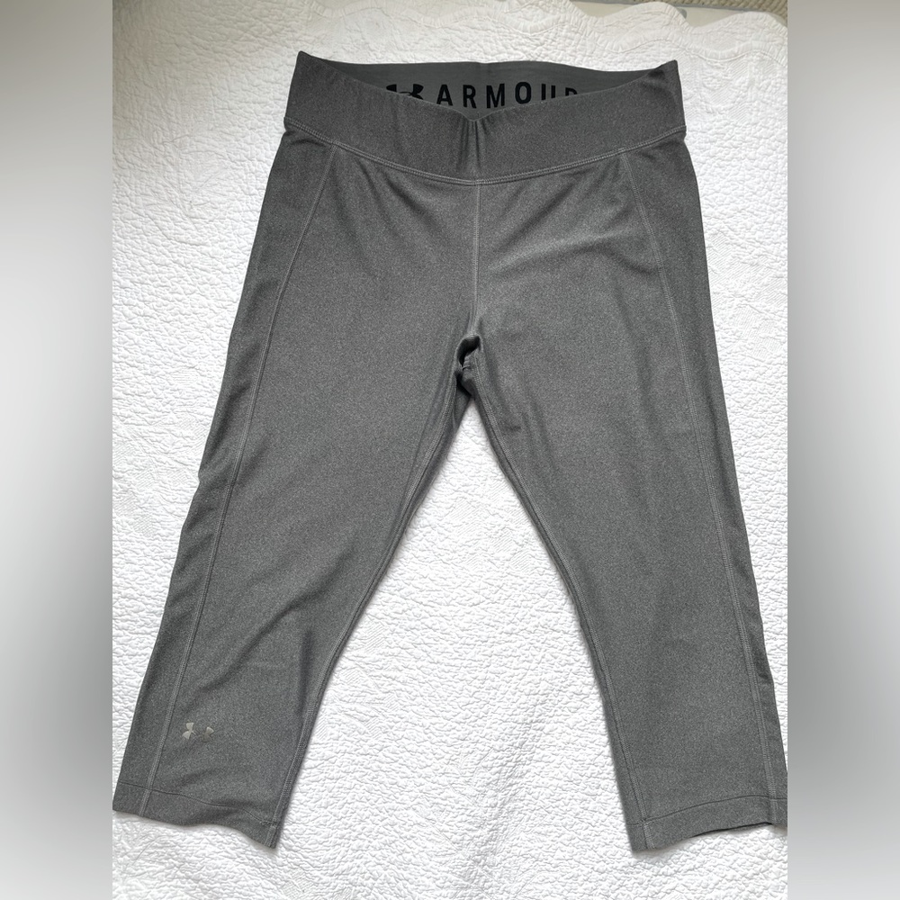 Under Armour Grey Leggings Heatgear L/G/G